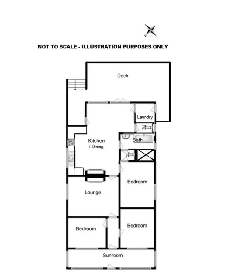 Floorplan of Homely house listing, 23 Jetty Road, Cygnet TAS 7112