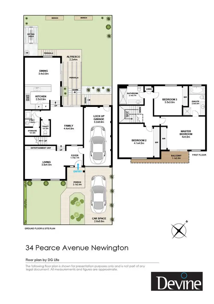 Floorplan of Homely house listing, 34 Pearce Avenue, Newington NSW 2127