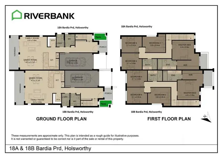 Floorplan of Homely house listing, 18A & 18B Bardia Parade, Holsworthy NSW 2173
