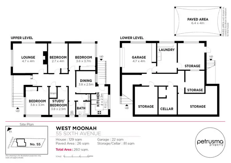 Floorplan of Homely house listing, 55 Sixth Avenue, West Moonah TAS 7009