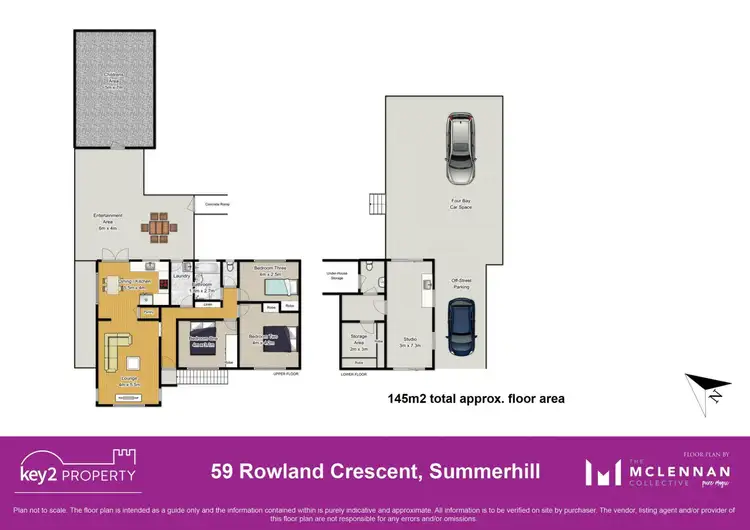Floorplan of Homely house listing, 59 Rowland Crescent, Summerhill TAS 7250