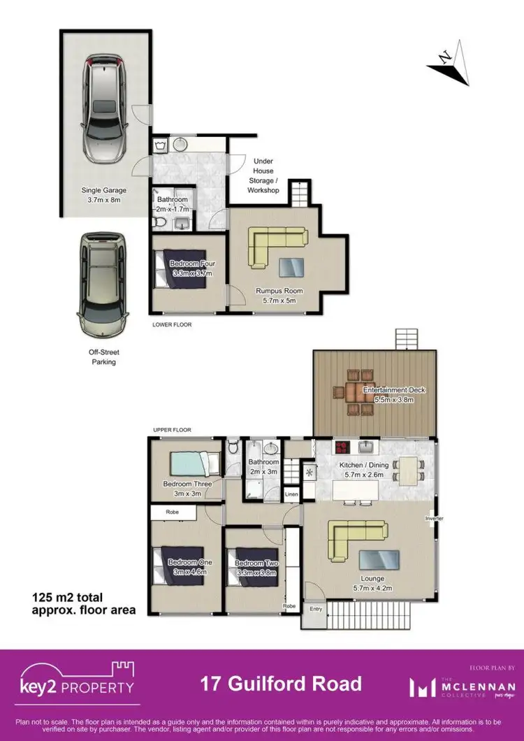 Floorplan of Homely house listing, 17 Guilford Road, Riverside TAS 7250