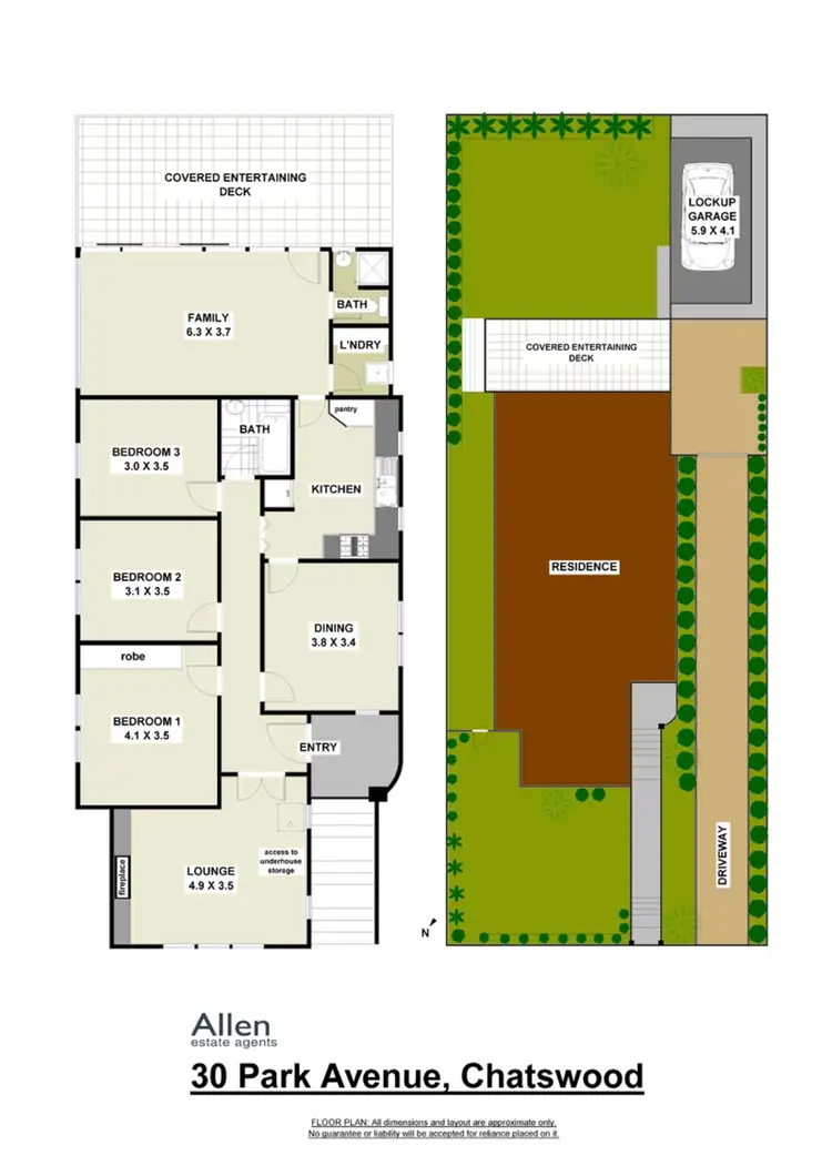 Floorplan of Homely house listing, 30 Park Avenue, Chatswood NSW 2067