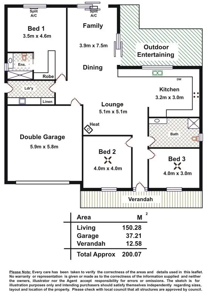 Floorplan of Homely house listing, Address available on request