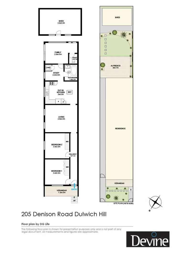 Floorplan of Homely house listing, 205 Denison Road, Dulwich Hill NSW 2203