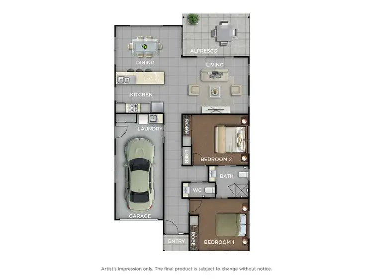 Floorplan of Homely house listing, 64/41 Radke Road, Bethania QLD 4205