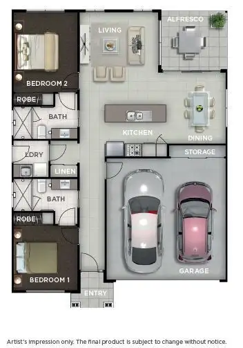 Floorplan of Homely house listing, 191/2 Koplick Road, Chambers Flat QLD 4133