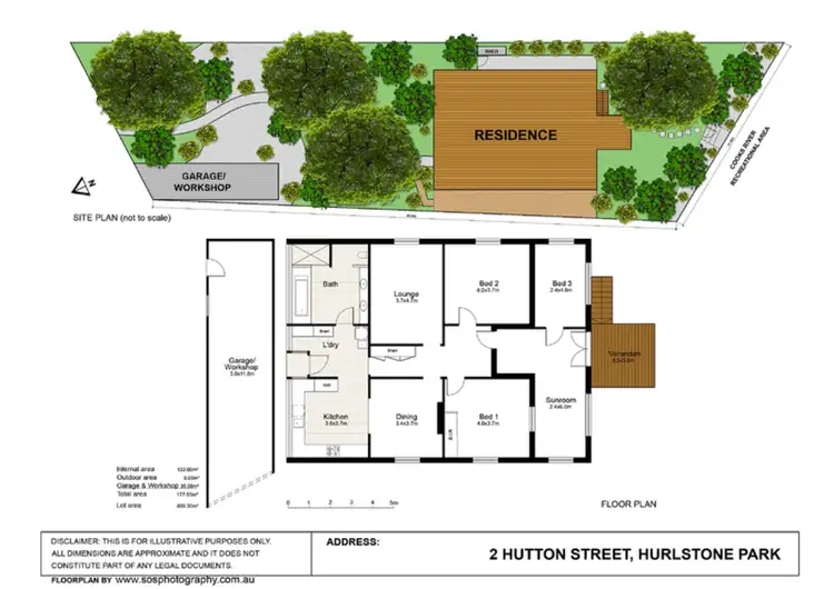 Floorplan of Homely house listing, 2 Hutton Street, Hurlstone Park NSW 2193