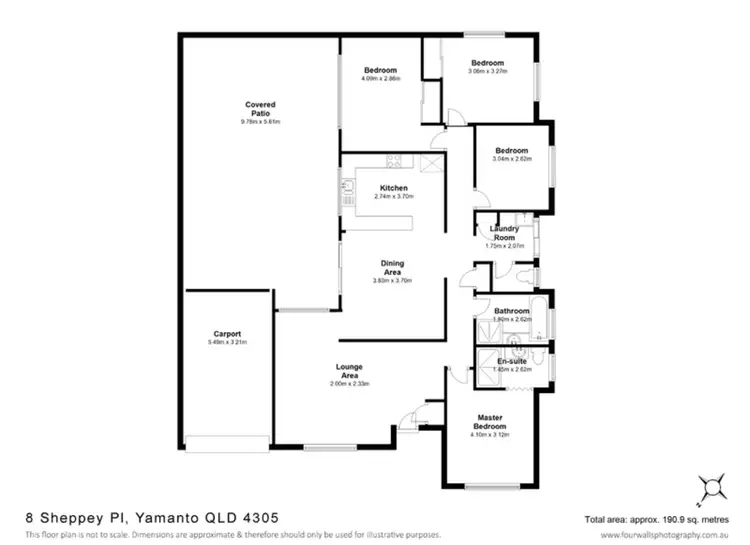 Floorplan of Homely house listing, 18 Sheppey Place, Yamanto QLD 4305