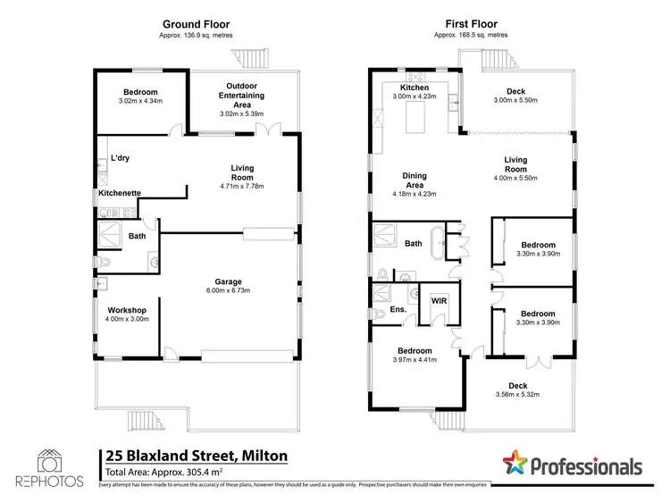 Floorplan of Homely house listing, 25 Blaxland Street, Milton QLD 4064