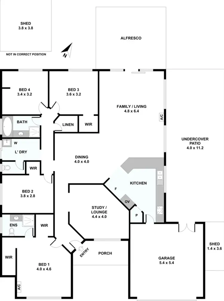 Floorplan of Homely house listing, 5 Nocturne Rise, Bullsbrook WA 6084