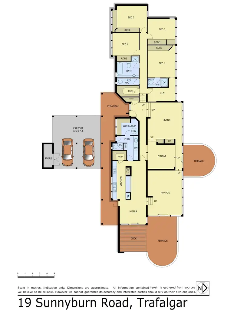 Floorplan of Homely rural property listing, 19 Sunnyburn Road, Trafalgar VIC 3824