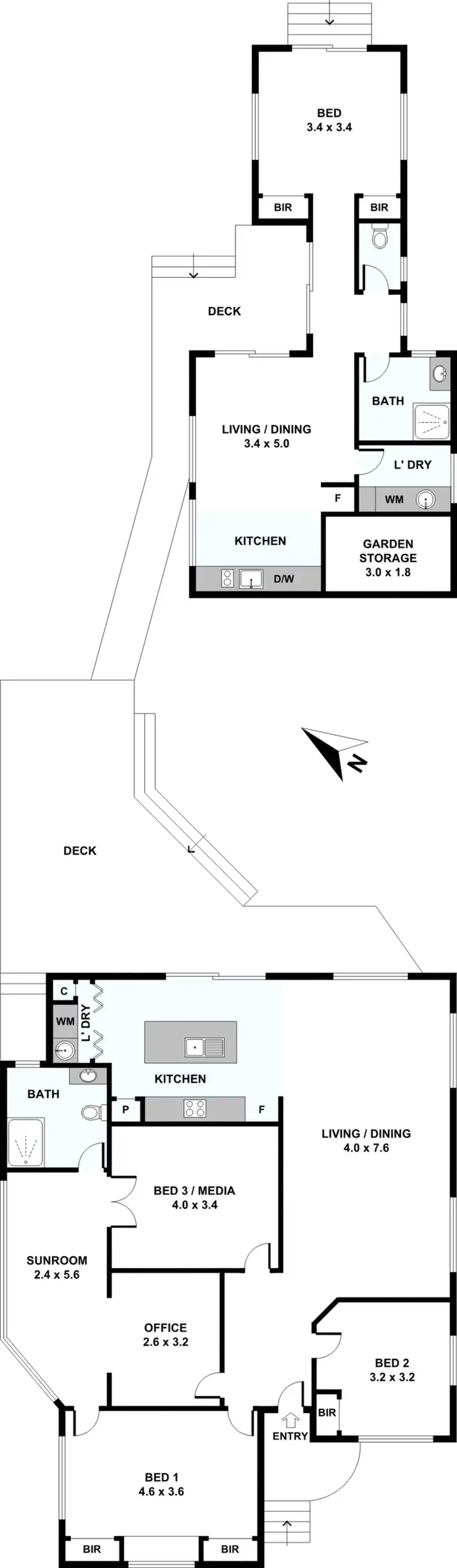 Floorplan of Homely house listing, 46 Imperial Avenue, Cannon Hill QLD 4170