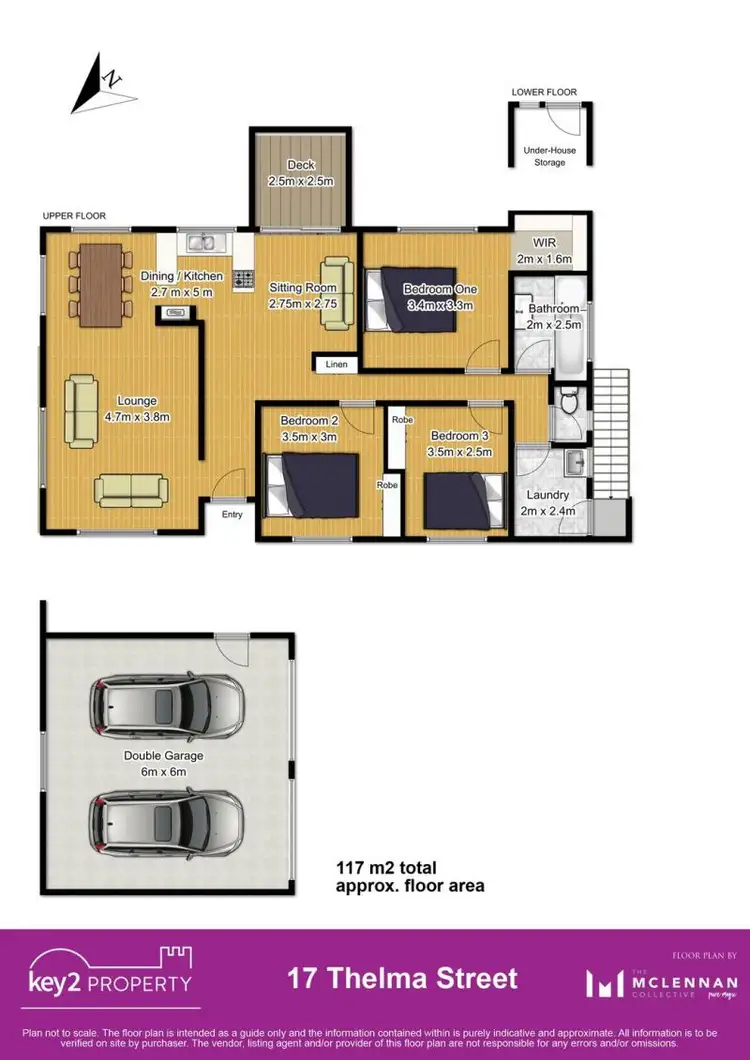 Floorplan of Homely house listing, 17 Thelma Street, Newstead TAS 7250