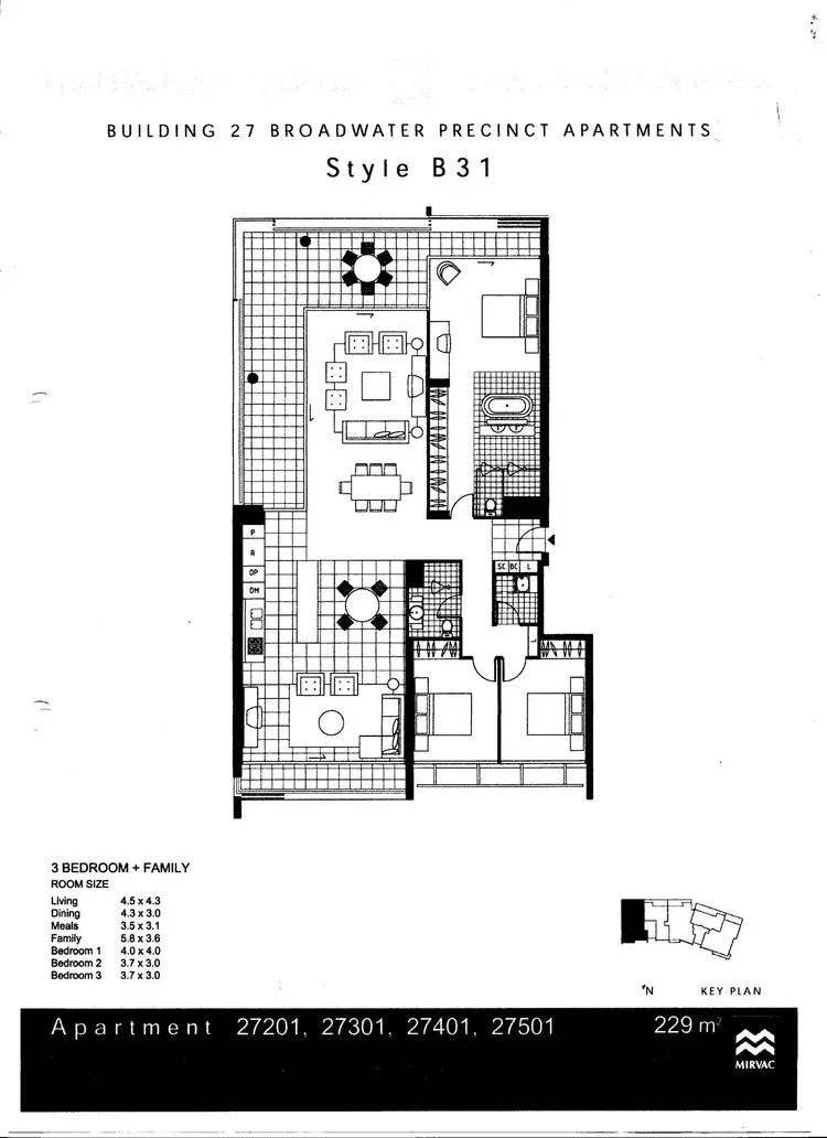 Floorplan of Homely apartment listing, 29501/2 Ephraim Island Parade, Paradise Point QLD 4216