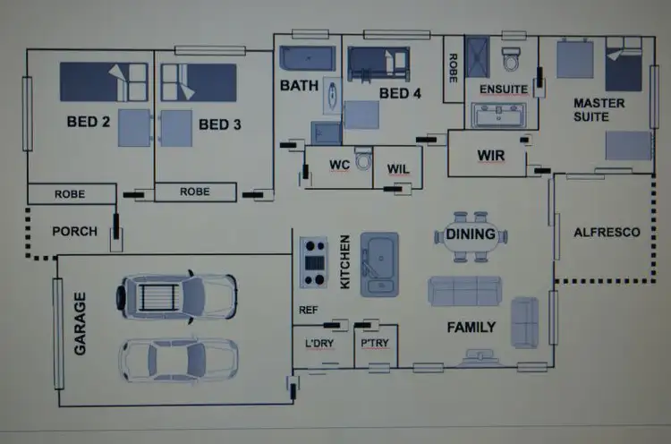 Floorplan of Homely house listing, 36 Amity Way, South Ripley QLD 4306