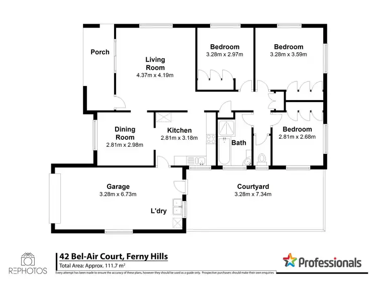 Floorplan of Homely house listing, 42 Bel-Air Court, Ferny Hills QLD 4055
