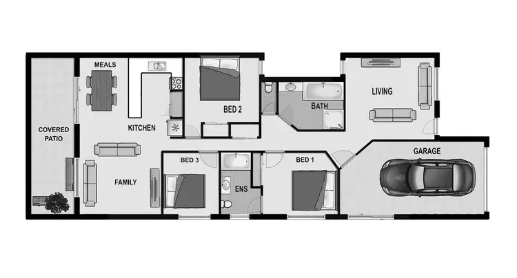 Floorplan of Homely house listing, 99 Brooklands Circuit, Forest Lake QLD 4078
