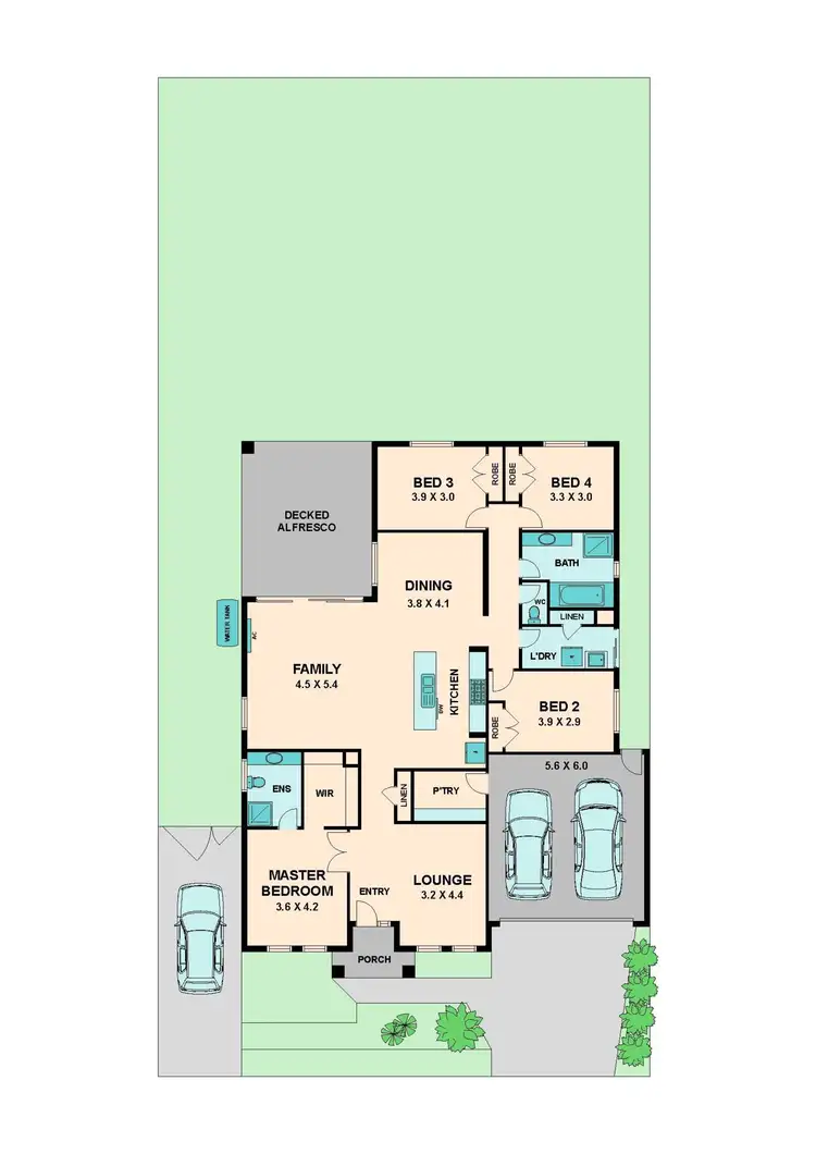 Floorplan of Homely house listing, 2 Nyah Court, Broadford VIC 3658