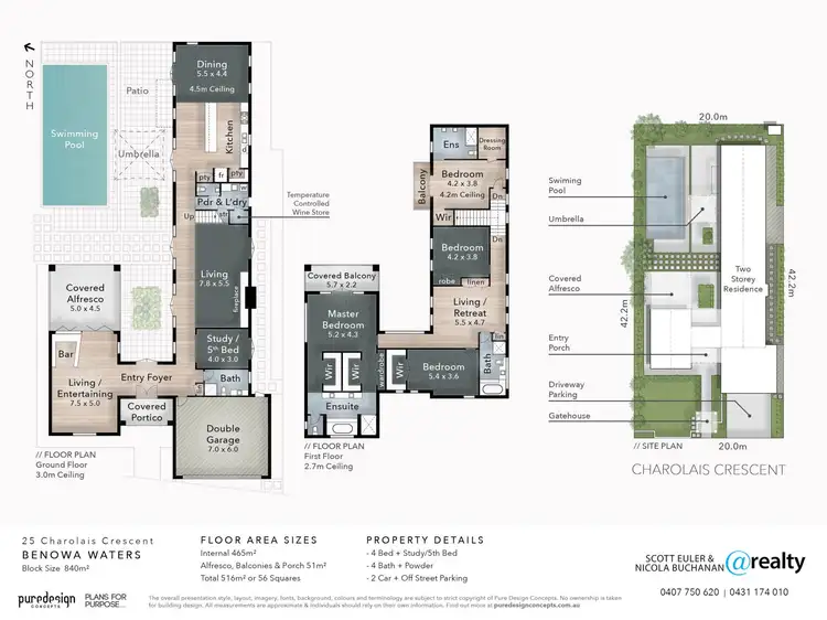Floorplan of Homely house listing, 25 Charolais Crescent, Benowa Waters QLD 4217
