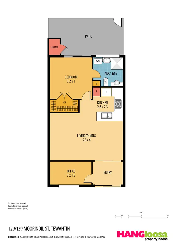 Floorplan of Homely unit listing, 129/139 Moorindil Street, Tewantin QLD 4565