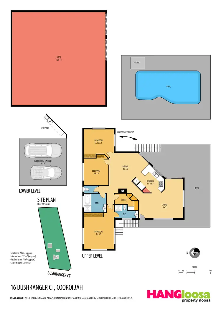 Floorplan of Homely house listing, 16 Bushranger Court, Cooroibah QLD 4565