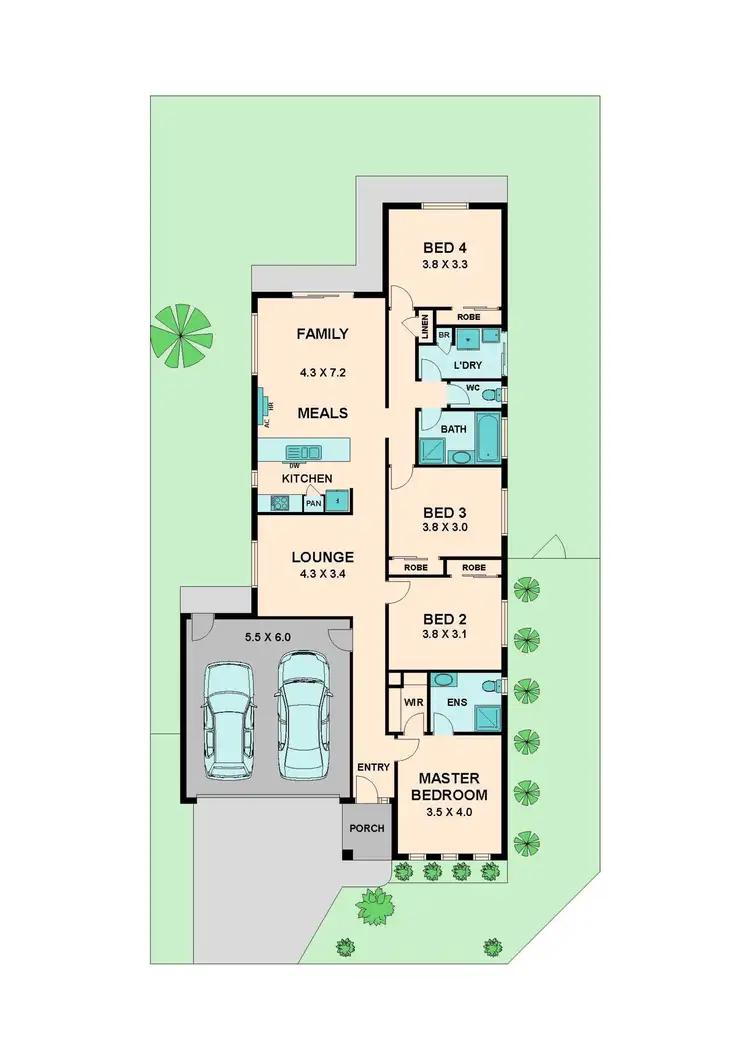 Floorplan of Homely house listing, 9 Watergum Way, Wallan VIC 3756