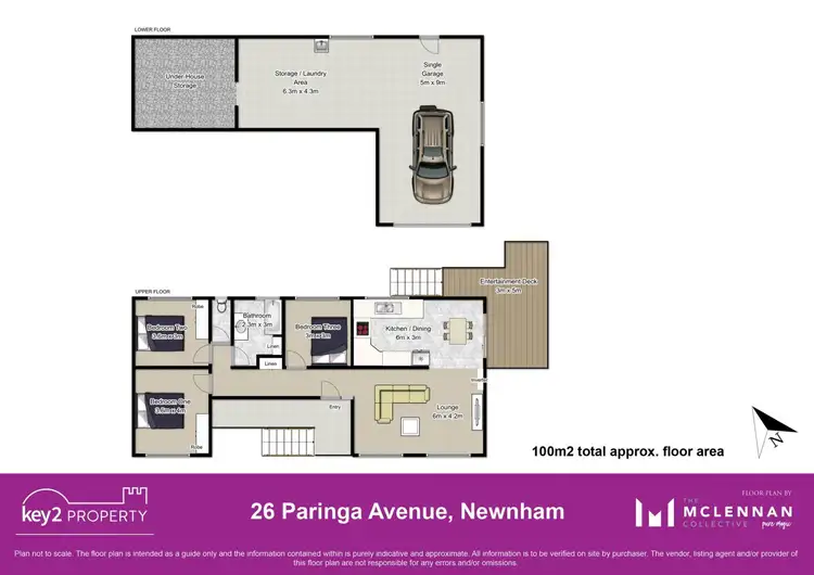 Floorplan of Homely house listing, 26 Paringa Avenue, Newnham TAS 7248