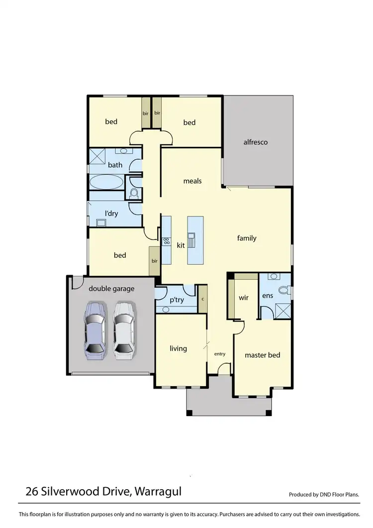 Floorplan of Homely house listing, 26 Silverwood Drive, Warragul VIC 3820