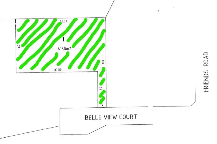 Floorplan of Homely land listing, 24 Belle View Court, Rosedale VIC 3847