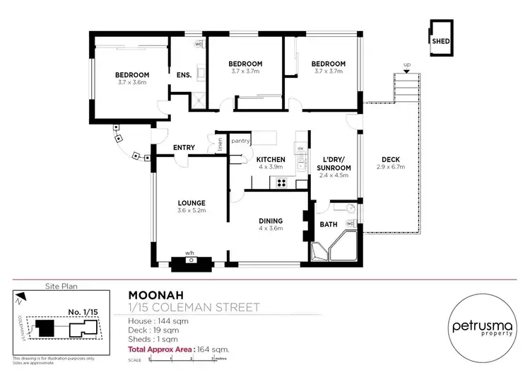 Floorplan of Homely house listing, 1/15 Coleman Street, Moonah TAS 7009