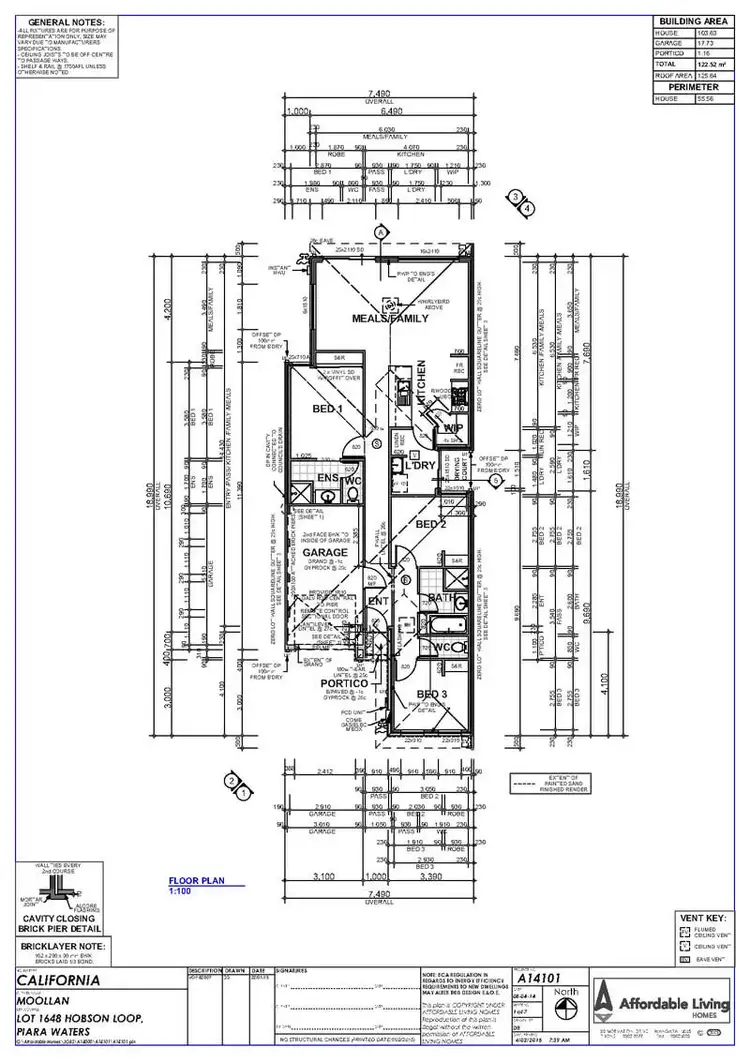 Floorplan of Homely house listing, 8 Hobson Loop, Piara Waters WA 6112