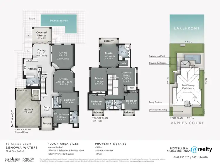 Floorplan of Homely house listing, 17 Annies Court, Benowa Waters QLD 4217