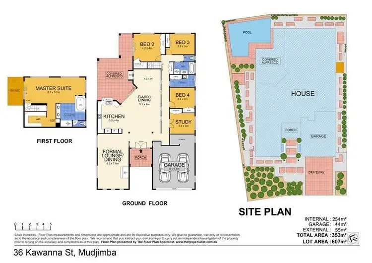 Floorplan of Homely house listing, 36 KAWANNA ST, Mudjimba QLD 4564