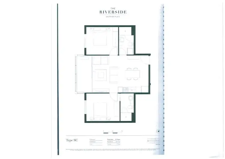 Floorplan of Homely apartment listing, 509/1-11 Moreland Street, Footscray VIC 3011