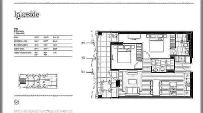 Floorplan of Homely apartment listing, 404/77 Queens Road, Melbourne VIC 3004