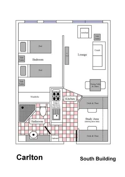 Floorplan of Homely apartment listing, 1906/570 Lygon Street, Carlton VIC 3053