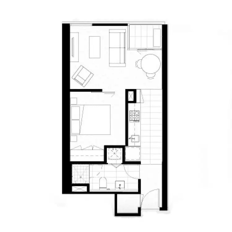 Floorplan of Homely apartment listing, 2313/80 A'Beckett Street, Melbourne VIC 3000
