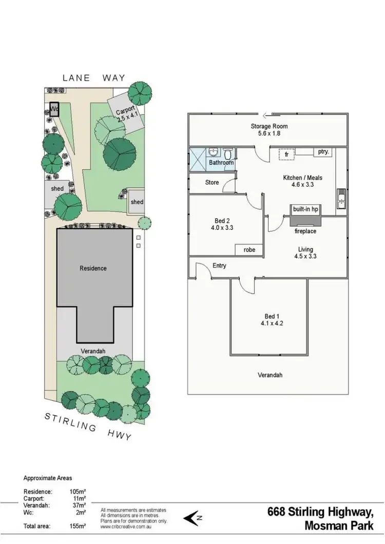 Floorplan of Homely house listing, 668 Stirling Highway, Mosman Park WA 6012
