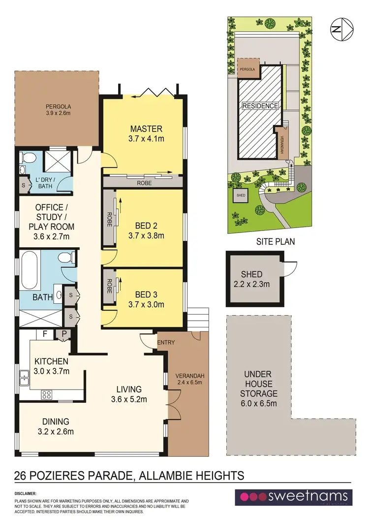 Floorplan of Homely house listing, 26 Pozieres Parade, Allambie Heights NSW 2100