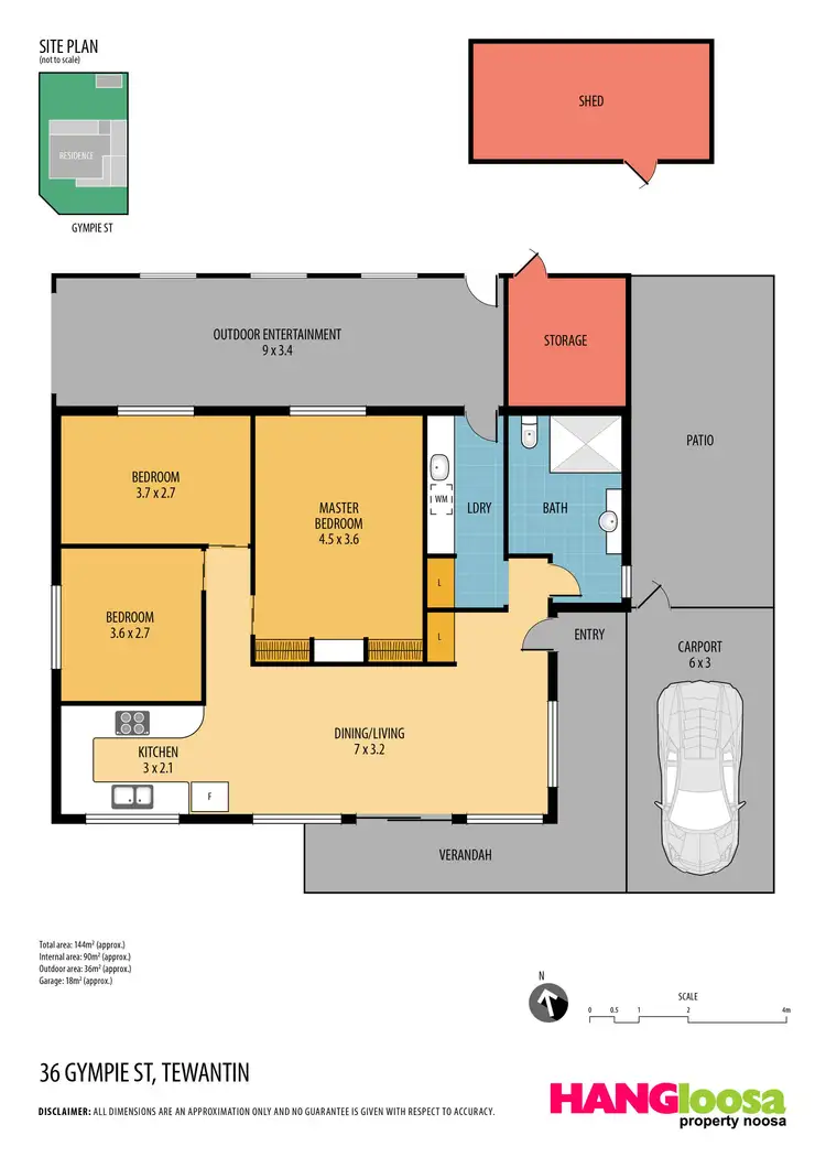 Floorplan of Homely house listing, 36 Gympie Street, Tewantin QLD 4565