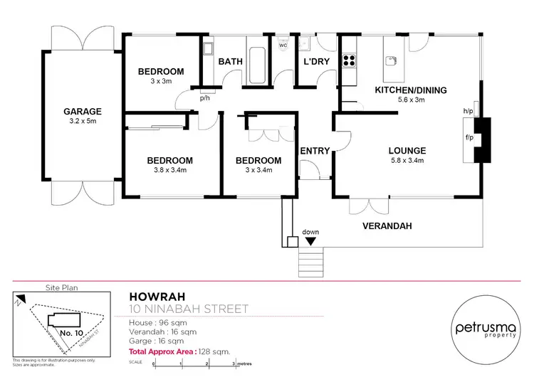 Floorplan of Homely house listing, 10 Ninabah Street, Howrah TAS 7018