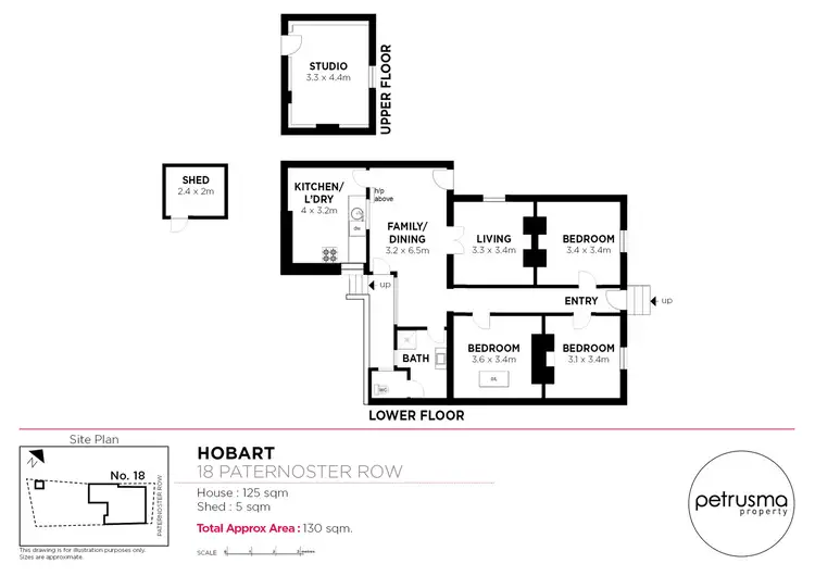 Floorplan of Homely house listing, 18 Paternoster Row, Hobart TAS 7000