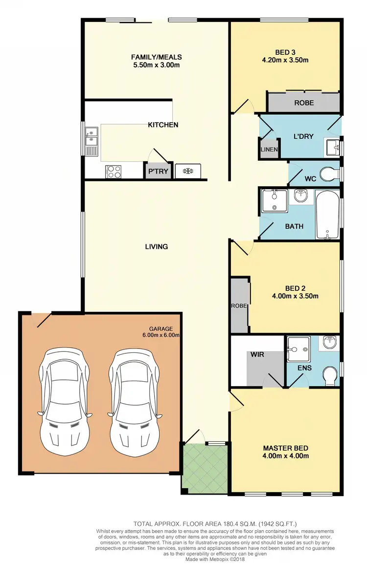 Floorplan of Homely house listing, 41 Brockwell Crescent, Manor Lakes VIC 3024