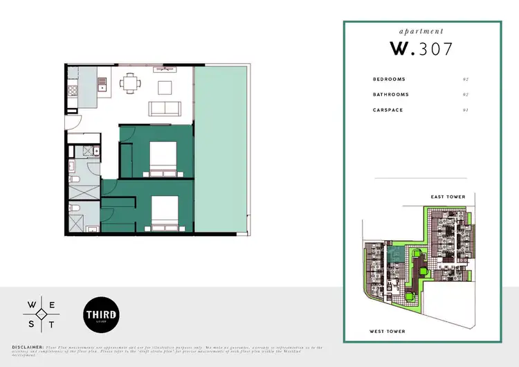 Floorplan of Homely apartment listing, 306/9 Station Street, Wickham NSW 2293