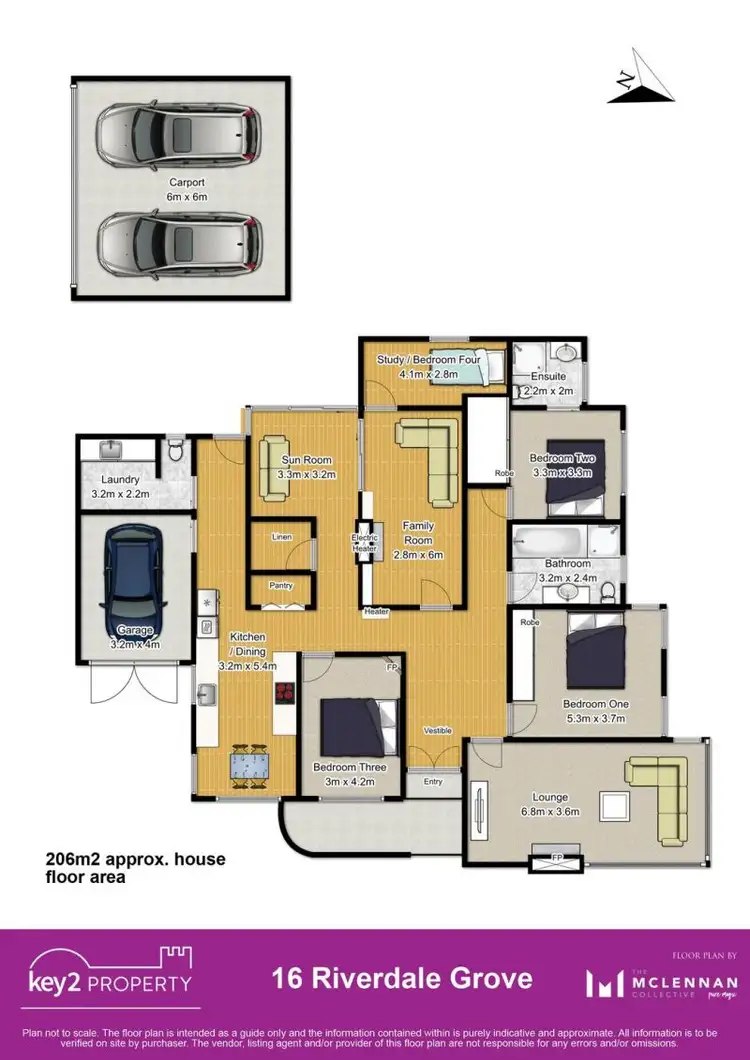 Floorplan of Homely house listing, 16 Riverdale Grove, Newstead TAS 7250