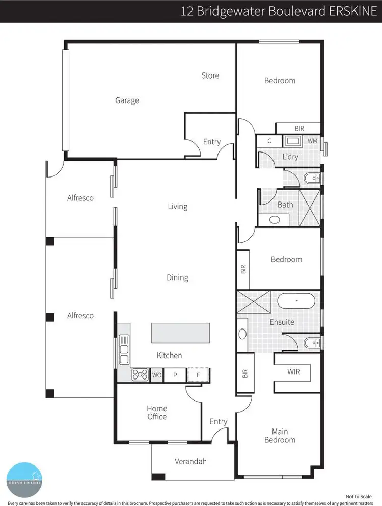 Floorplan of Homely house listing, 12 Bridgewater Boulevard, Erskine WA 6210