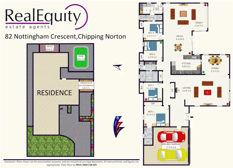 Floorplan of Homely house listing, 82 Nottingham Crescent, Chipping Norton NSW 2170