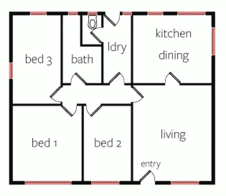 Floorplan of Homely house listing, 72 Albert Street, Horsham VIC 3400