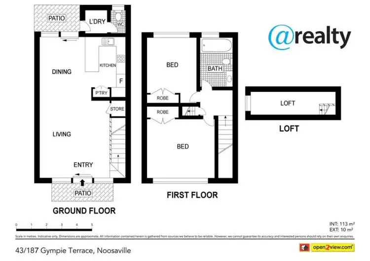 Floorplan of Homely townhouse listing, 43/187 Gympie Terrace, Noosaville QLD 4566